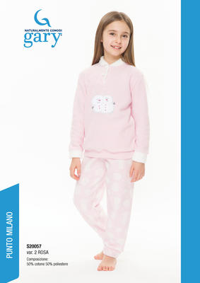 PIGIAMA BAMBINA M/L S20057 Ingrosso Pigiami 0/16 Anni Tellini S.r.l.